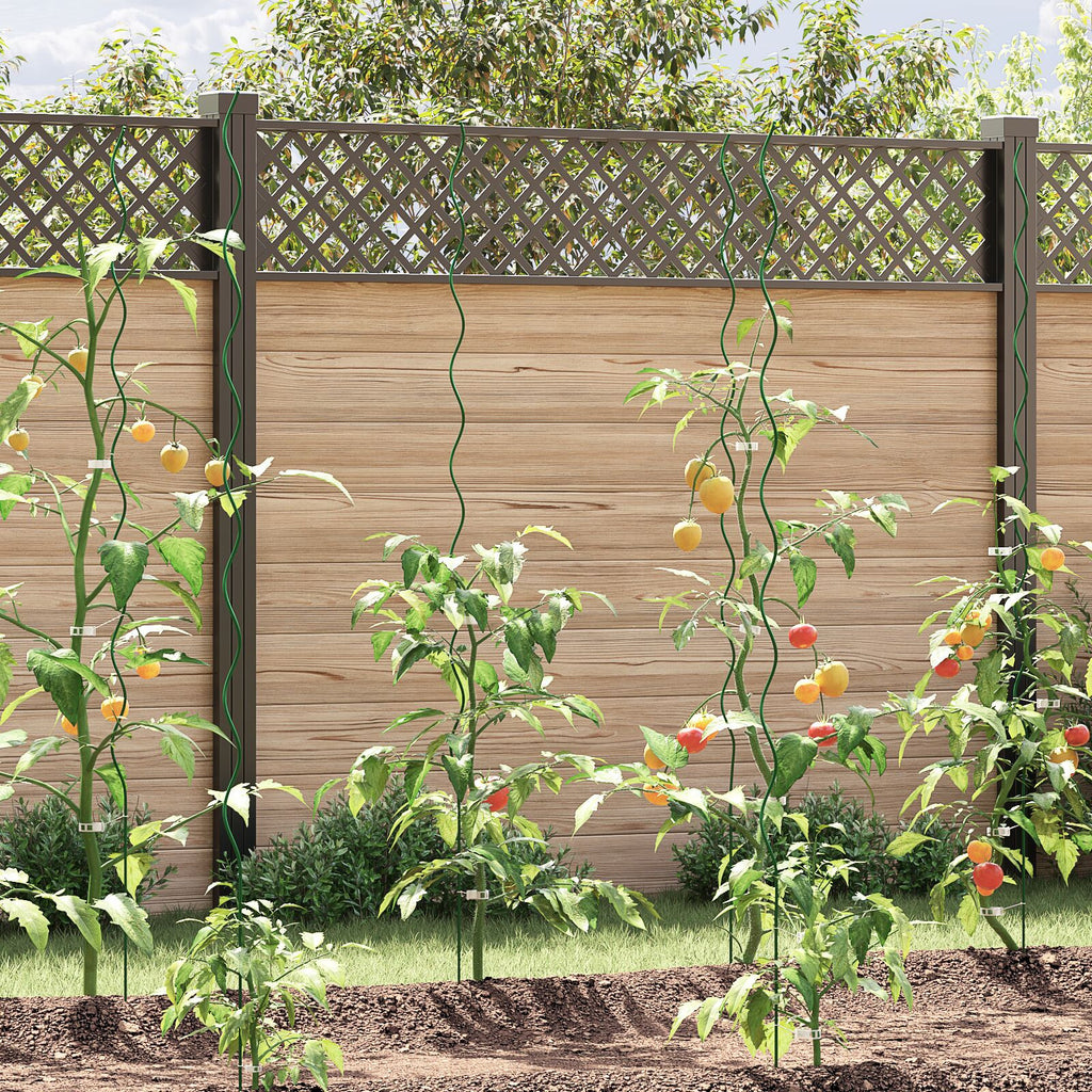 Kierrettävät Kasvitukipuut 5 kpl 170 cm Teräs