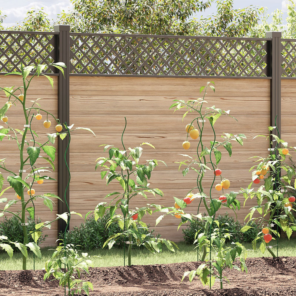 Kierretyt Kasvikannattajat 5 kpl 110 cm Teräksestä