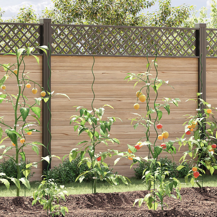 Vridna växtstöd 50 st 150 cm Stål