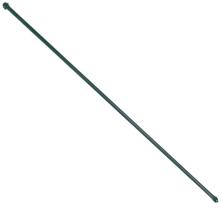 Trädgårdspinnar, 10 st, 1,5 m, metall, gröna