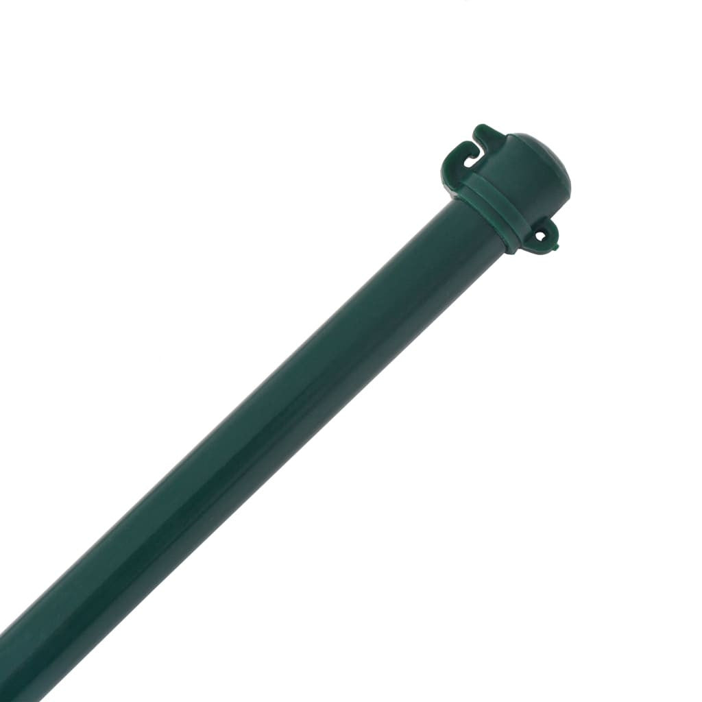 Trädgårdspinnar, 10 st, 1,5 m, metall, gröna