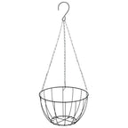 Riippukorikiinnikkeet kukkaruukuilla 4 kpl musta teräs