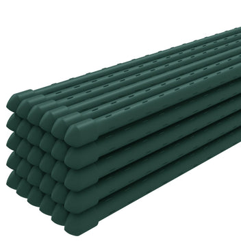 Växtstöd, 30 st, gröna, 150 cm, stål