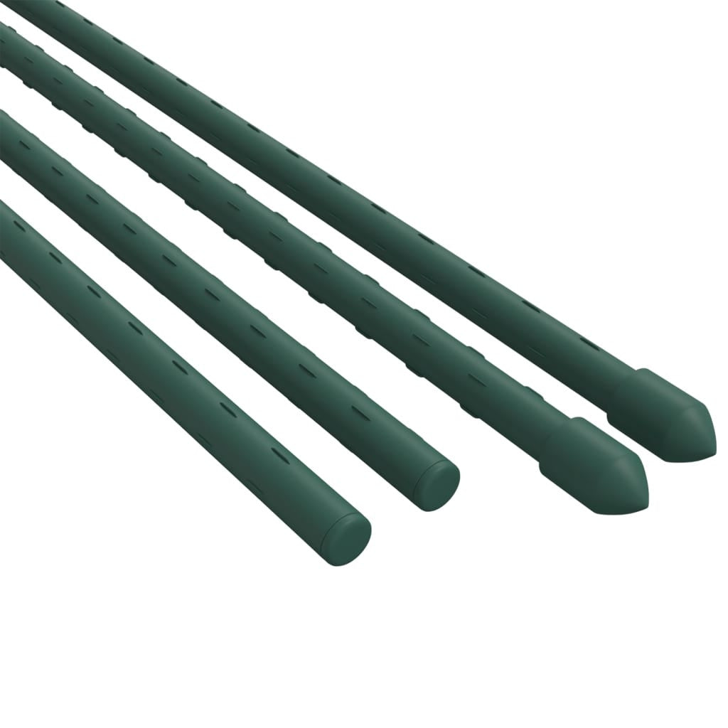 Växtstöd, 30 st, gröna, 150 cm, stål