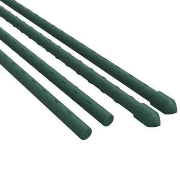 Växtstöd, 30 st, gröna, 150 cm, stål