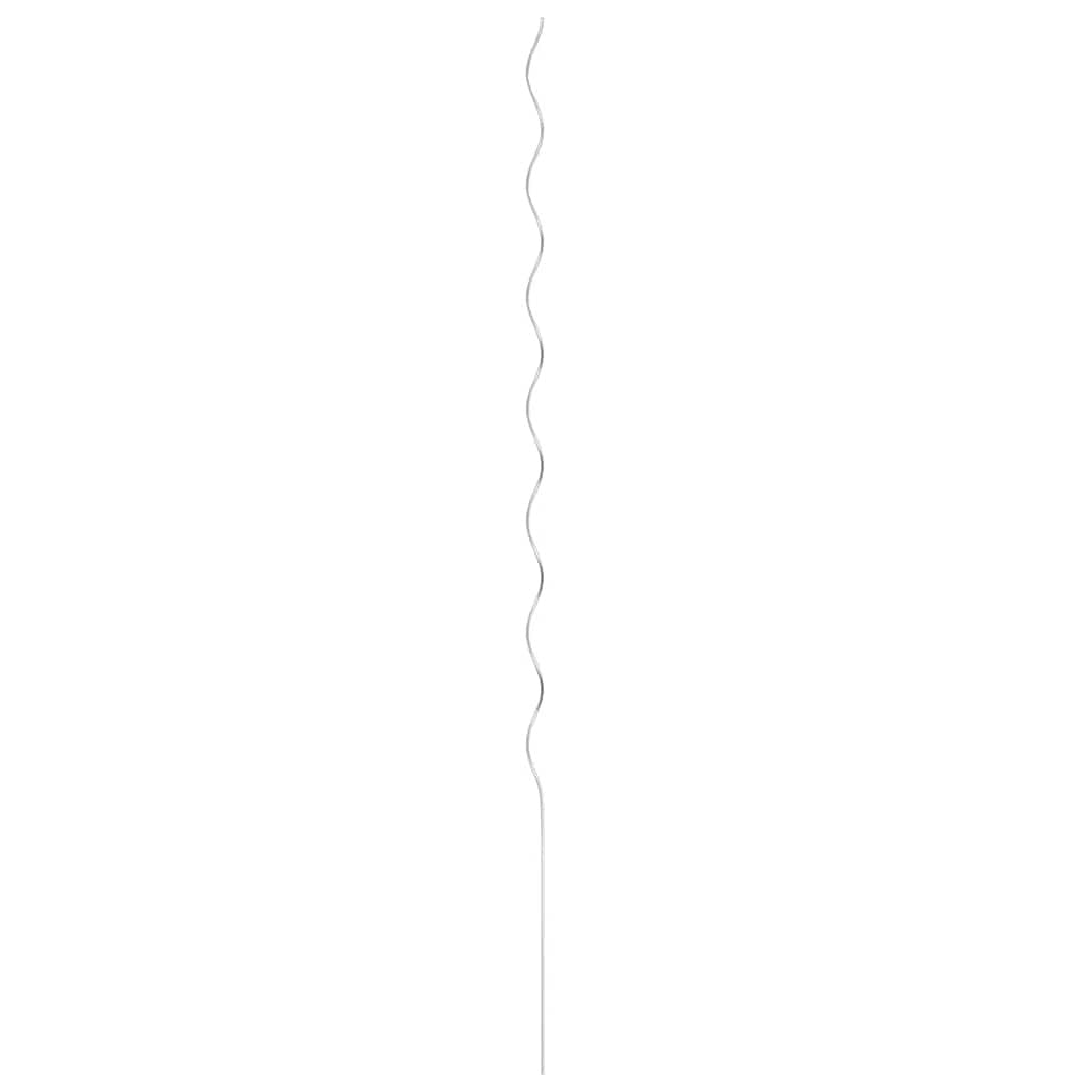 Växtstöd, 20 st, spiral, 170 cm, galvaniserat stål