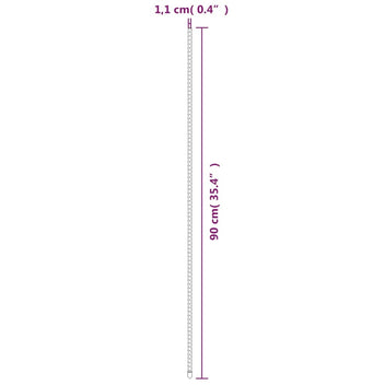 Stöd för trädgårdsväxter, 30 st, gröna, 90 cm, stål