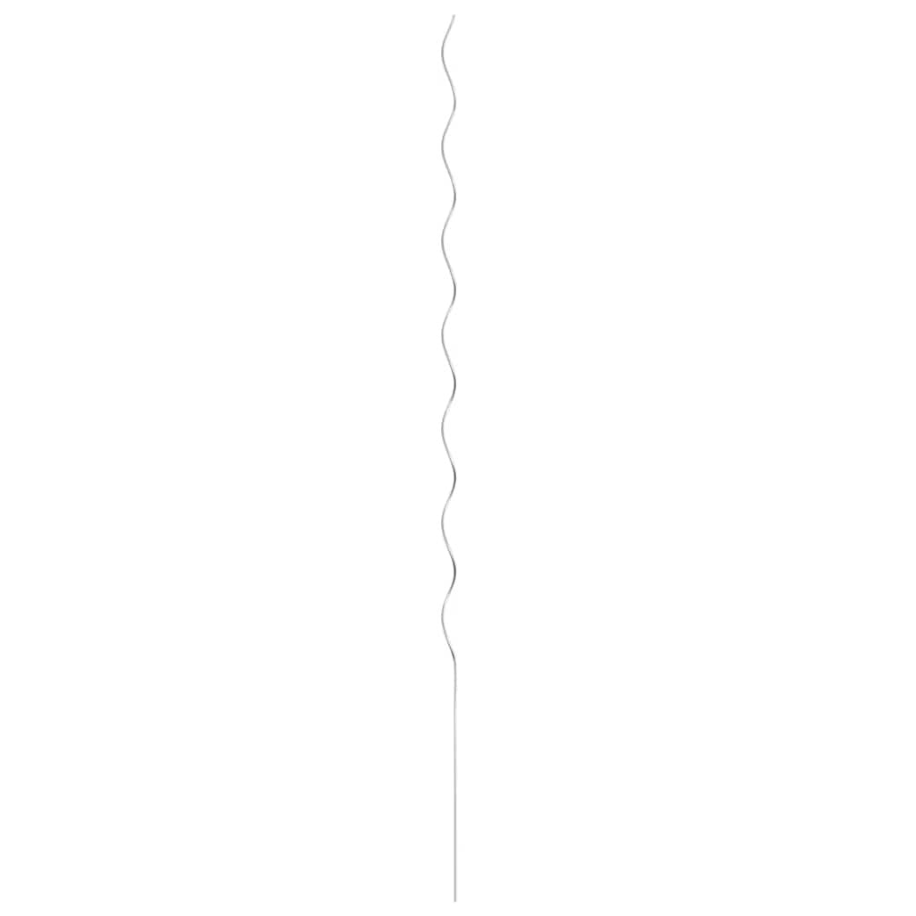 Växtstöd, 5 st, spiral, 170 cm, galvaniserat stål
