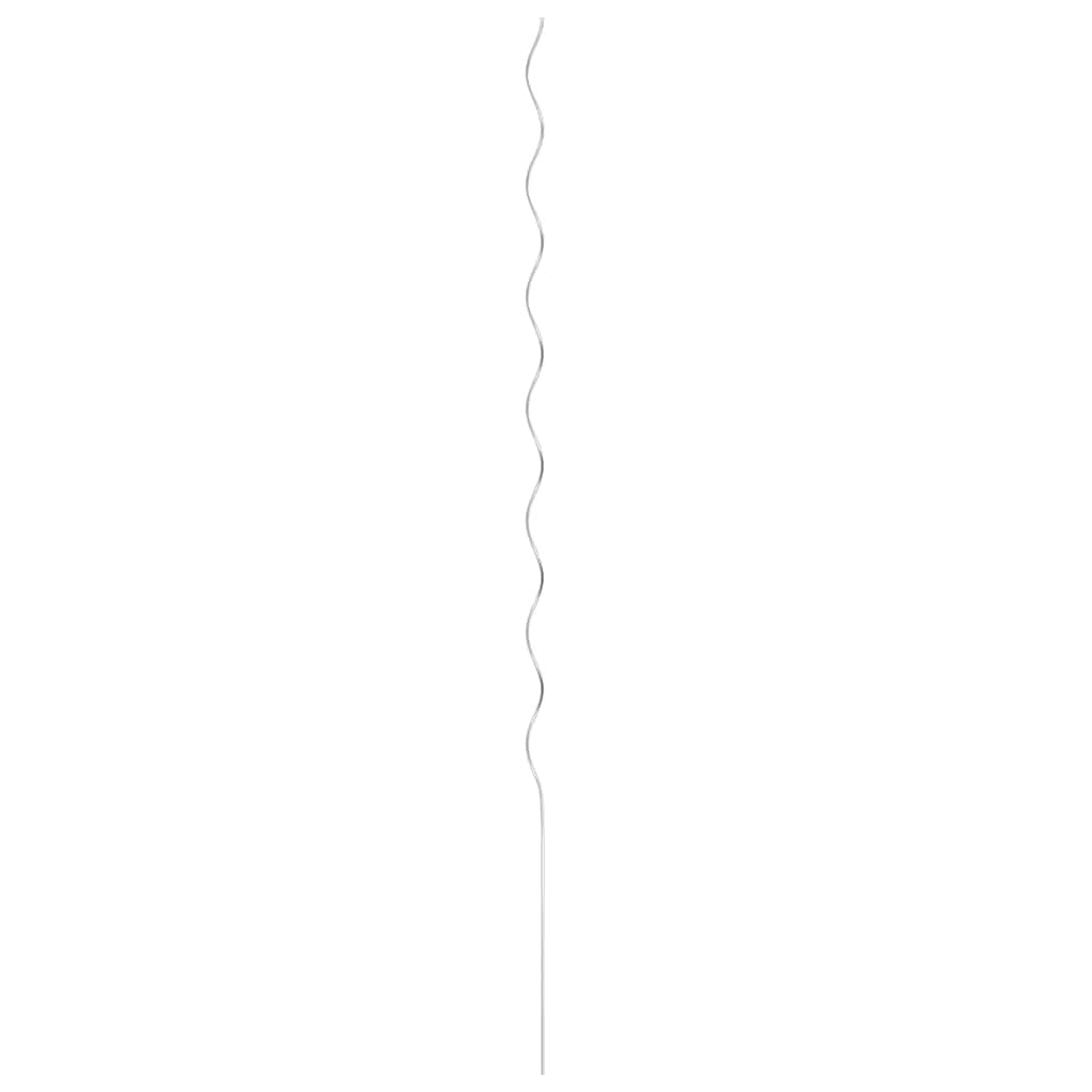 Växtstöd, 5 st, spiral, 170 cm, galvaniserat stål