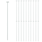 Puutarhan kasvituet 20 kpl vihreä 91 cm teräs