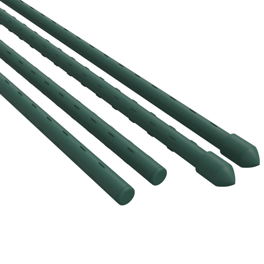 Stöd för trädgårdsväxter, 30 st, gröna, 60 cm, stål