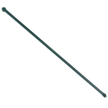 Trädgårdsstolpar, 10 st, 1 m, metall, gröna