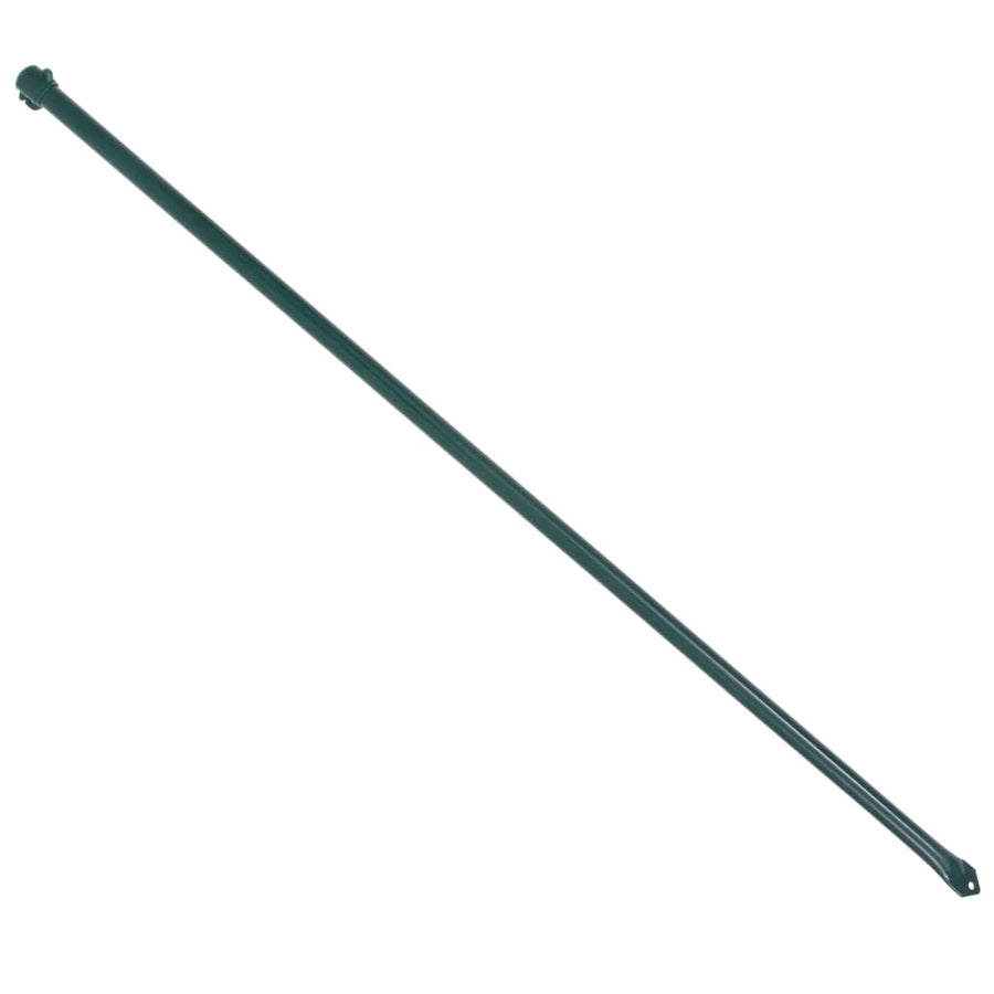 Trädgårdsstolpar, 10 st, 1 m, metall, gröna