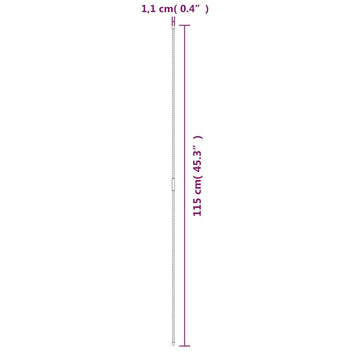 Växtstöd, 30 st, gröna, 115 cm, stål