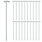 Puutarhan kasvituet 20 kpl vihreä 40 cm teräs