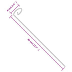 Puutarhan kasvituet 20 kpl vihreä 40 cm teräs