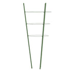 Puutarhan kasvituet 3 rengasta 5 kpl vihreä 75 cm teräs