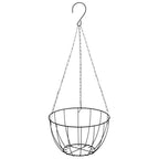 Riippukorikiinnikkeet kukkaruukuilla 4 kpl musta teräs