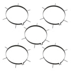 Nurmikkojyrä ilmauspannoilla musta 63 l rauta ja teräs