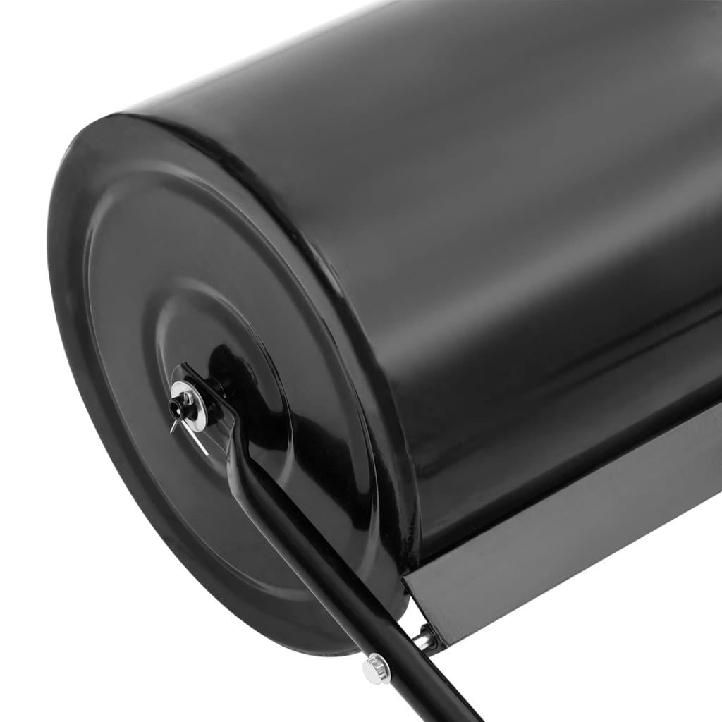 Gräsmatta, svart, 63 l, järn