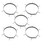 Nurmikkojyrä ilmauspannoilla musta 63 l rauta