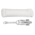 Taitettava ankkuri köydellä hopea 3,2 kg takorauta