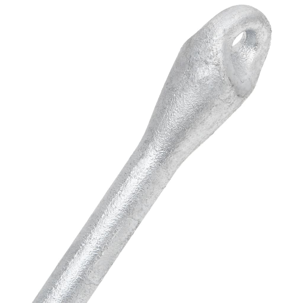 Fällbart förankring, silver, 8 kg, varmförzinkat gjutjärn