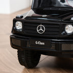Lasten potkuauto työntötangolla Mercedes-Benz G350, 3-in-1, 12–36 kk, musta