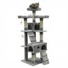 NordDjur Kattklätter-/klösstång 170 cm, ljusgrå