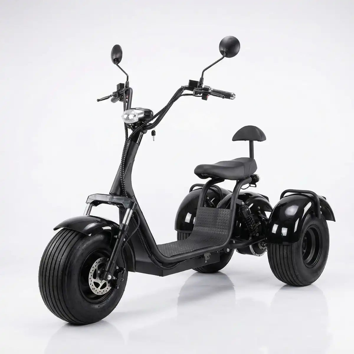 Pohjola Motors Sähköskootteri Trike 60V20AH Tehoakulla Musta