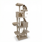 NordDjur Kattklös-/klätterträd 206 cm, beige