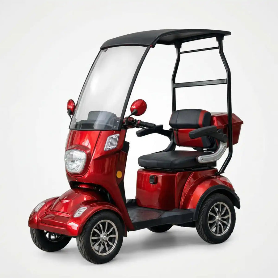 Senioriskootteri 800W – 48V20Ah litiumakku, 25 km/h, toimintasäde 40–70 km