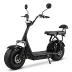 Arktis Motors elscooter Turbo 2000W, 25 km/h, 20AH kraftfullt batteri, svart