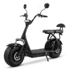 Arktis Motors elscooter Turbo 2000W, 25 km/h, 20AH kraftfullt batteri, svart