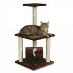 Pohjolan Lemmikkitarvike Kissan kiipeily-/raapimispuu 83 cm, Ruskea
