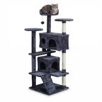 Kissan kiipeily-/raapimapuu 139 cm, Harmaa