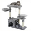 Pohjolan Lemmikkitarvike Kissan kiipeily-/raapimispuu 83 cm, vaalean harmaa