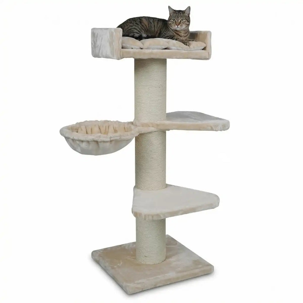 NordDjur Kratträd för stora katter 155 cm, beige