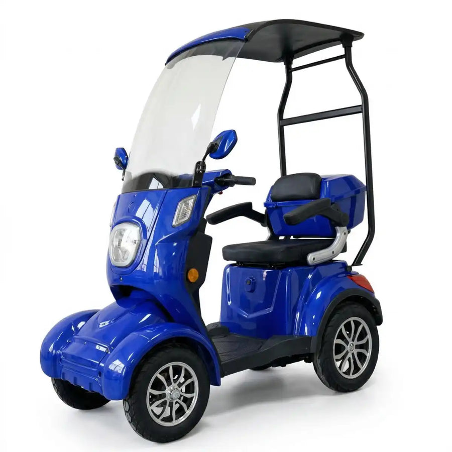 Senioriskootteri 800W – 48V20Ah litiumakku, 25 km/h, toimintasäde 40–70 km