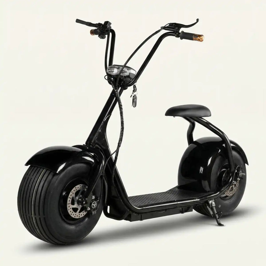Sähköskootteri 1000W 25 km/h – 60V20Ah litiumakku, FAT-renkaat, toimintasäde 50–60 km