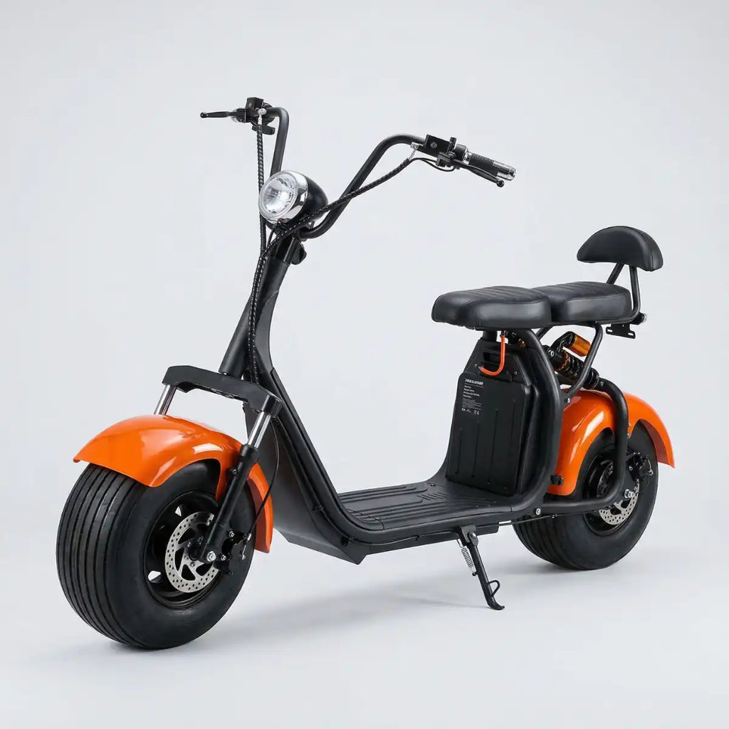 Arktis Motors 1000W elscooter 25 km/h City, 20AH Power Battery, svart