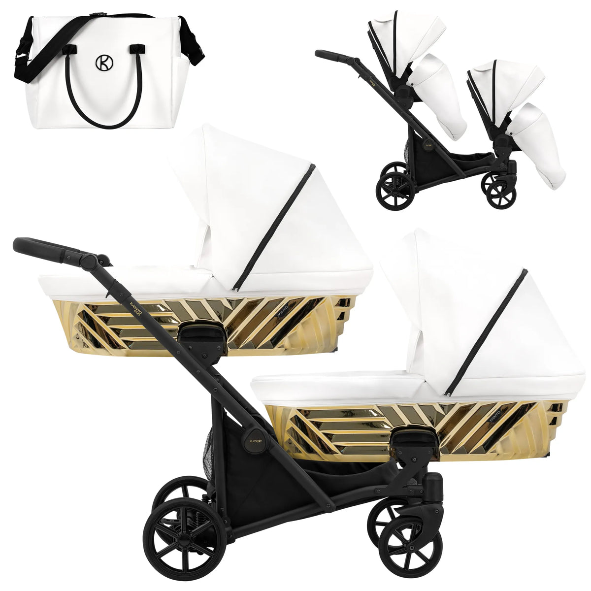 Kunert Ivento Duo Glam 2-in-1 sisarusvaunut, useita värejä