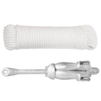 Taitettava ankkuri köydellä hopea 6 kg kuumasinkitty valurauta