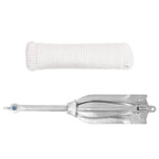 Taitettava ankkuri köydellä hopea 12 kg kuumasinkitty valurauta