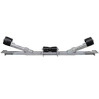 Venetrailerin pohjatuki kölirullilla