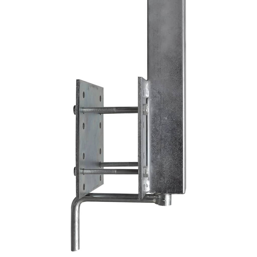 Båttrailer dubbla hjul främre stödsats, 2 st, 59–84 cm