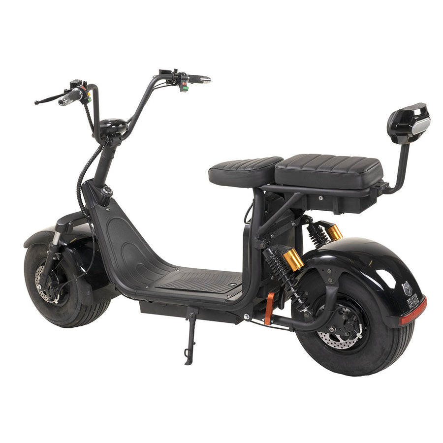 Kontio Kruiser Long Range 1000W, Kaksi 0,7kWh Lithium Akkua, Musta