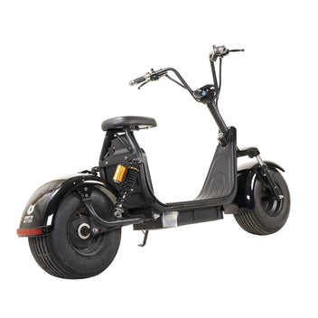 Kontio Kruiser Long Range Single 1000W, Kaksi 0,7kWh Lithium Akkua, Musta