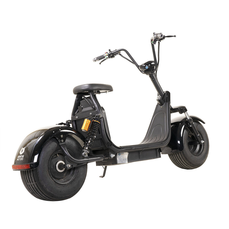 Kontio Kruiser Long Range Single 1000W, Kaksi 0,7kWh Lithium Akkua, Musta