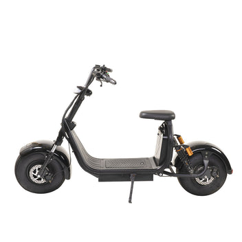 Kontio Kruiser Long Range Single 1000W, Kaksi 0,7kWh Lithium Akkua, Musta